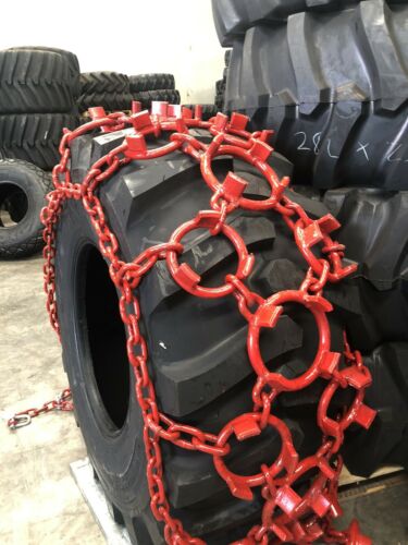 NEW TRIPLE RING 30.5x32 SKIDDER CHAINS